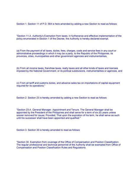 PRESIDENTIAL DECREES NOS. 1851 TO 1900 .
